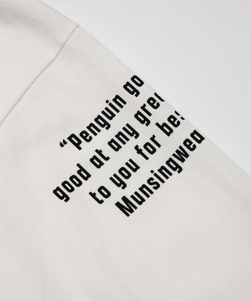 penguin BY MUNSINGWEAR（ペンギン バイ マンシングウェア）の「【ZOZO CHAMPIONSHIP】グラフィックロングスリーブTシャツ（Tシャツ/カットソー・メンズ・ブラック/ホワイト・M/L/XL）」の10枚目の写真