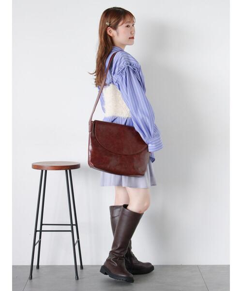 ehka sopo（エヘカソポ）の「リボンシャギーニットビスチェ（シャツ/ブラウス・レディース・グレー/ブラック/キナリ・F）」の21枚目の写真