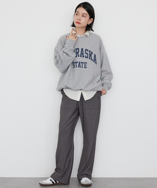 AMERICAN HOLIC(アメリカンホリック)の「美・美・美ベイカーフレアパンツ(その他パンツ・レディース・杢グレー/ブラック/アイボリー・L/XL/S/M/XS)」の19枚目の写真