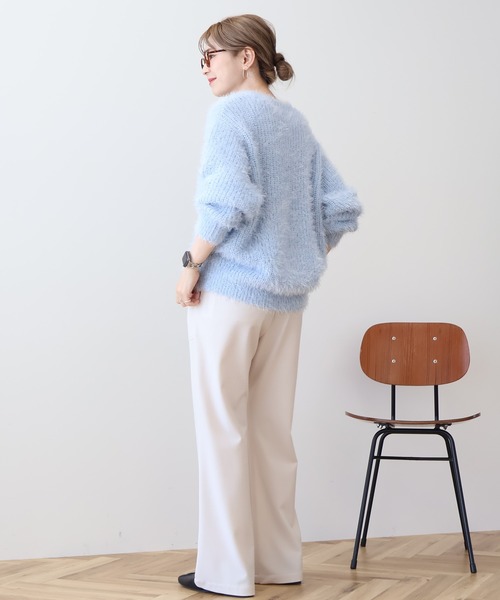 AMERICAN HOLIC(アメリカンホリック)の「美・美・美ベイカーフレアパンツ(その他パンツ・レディース・杢グレー/ブラック/アイボリー・L/XL/S/M/XS)」の5枚目の写真