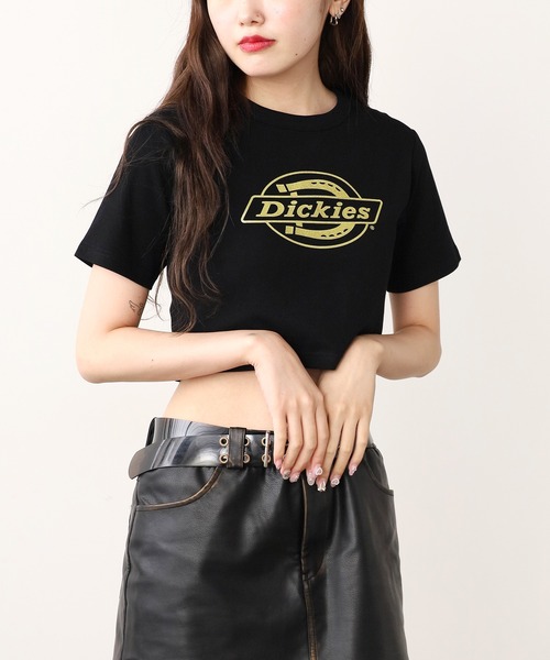 Dickies(ディッキーズ)の「Dickies/ディッキーズ DK CROPPED SHORT SLEEVE TEE ショートスリーブ Tシャツ(Tシャツ/カットソー・レディース・ブラック/オフホワイト/ホワイト/ブラック系1・FREE)」の19枚目の写真