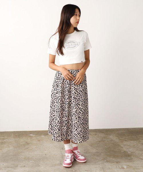 Dickies(ディッキーズ)の「Dickies/ディッキーズ DK CROPPED SHORT SLEEVE TEE ショートスリーブ Tシャツ(Tシャツ/カットソー・レディース・ブラック/オフホワイト/ホワイト/ブラック系1・FREE)」の11枚目の写真