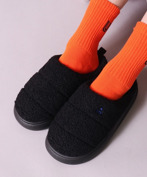 GERRY(ジェリー)の「(AC)【GERRY】【レディース】ふかふかインソール ボア クロッグ サボ サンダル(スリッポン・レディース・アイボリー/ブラック/ベージュ・MEDIUM/LARGE/X-LARGE)」の1枚目の写真