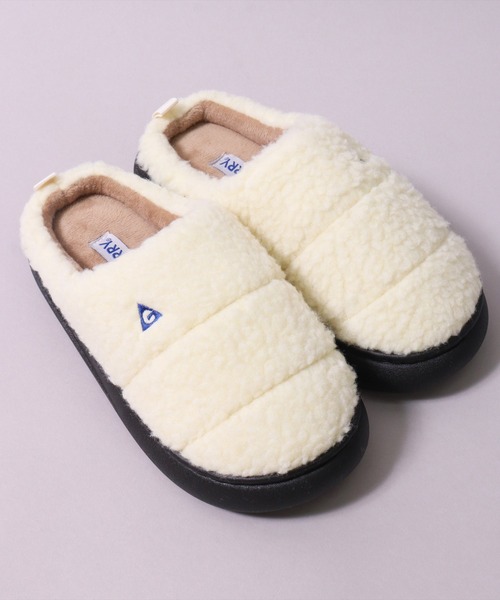 GERRY(ジェリー)の「(AC)【GERRY】【レディース】ふかふかインソール ボア クロッグ サボ サンダル(スリッポン・レディース・アイボリー/ブラック/ベージュ・MEDIUM/LARGE/X-LARGE)」の7枚目の写真