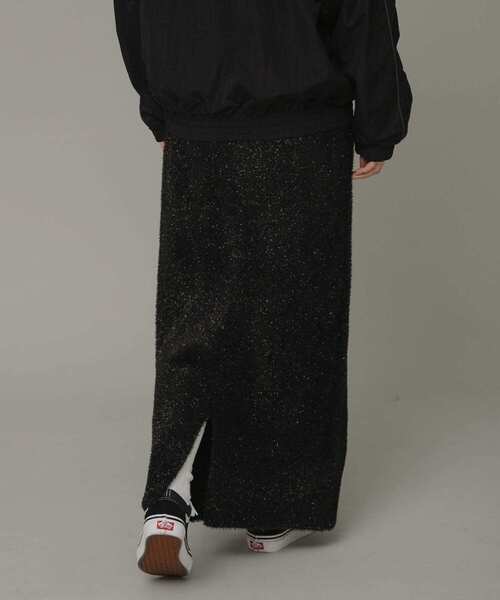 URBAN RESEARCH Sonny Label（アーバンリサーチサニーレーベル）の「ラメニットスカート（スカート・レディース・ライトベージュ/ブラック・FREE）」の6枚目の写真