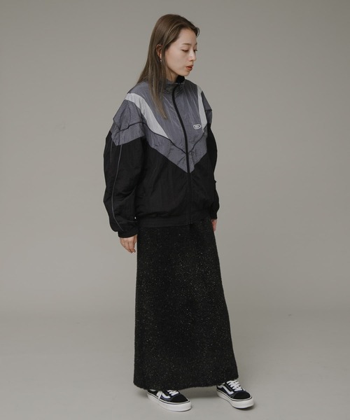 URBAN RESEARCH Sonny Label（アーバンリサーチサニーレーベル）の「ラメニットスカート（スカート・レディース・ライトベージュ/ブラック・FREE）」の8枚目の写真