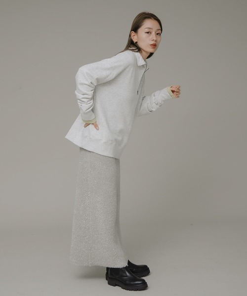 URBAN RESEARCH Sonny Label（アーバンリサーチサニーレーベル）の「ラメニットスカート（スカート・レディース・ライトベージュ/ブラック・FREE）」の19枚目の写真