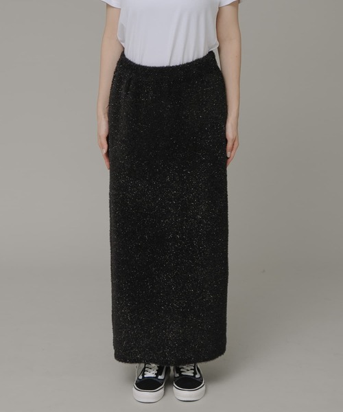 URBAN RESEARCH Sonny Label（アーバンリサーチサニーレーベル）の「ラメニットスカート（スカート・レディース・ライトベージュ/ブラック・FREE）」の20枚目の写真