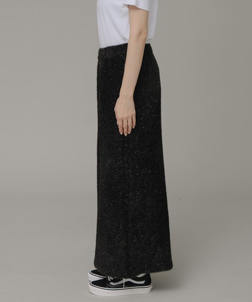 URBAN RESEARCH Sonny Label（アーバンリサーチサニーレーベル）の「ラメニットスカート（スカート・レディース・ライトベージュ/ブラック・FREE）」の21枚目の写真