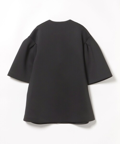 BEAMS HEART（ビームスハート）の「ボリューム袖 ダンボール ミドルコート（その他アウター・レディース・ベージュ/ブラック・FREE）」の9枚目の写真