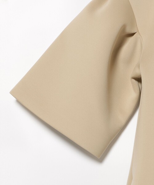 BEAMS HEART（ビームスハート）の「ボリューム袖 ダンボール ミドルコート（その他アウター・レディース・ベージュ/ブラック・FREE）」の17枚目の写真