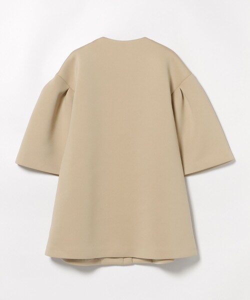 BEAMS HEART（ビームスハート）の「ボリューム袖 ダンボール ミドルコート（その他アウター・レディース・ベージュ/ブラック・FREE）」の19枚目の写真
