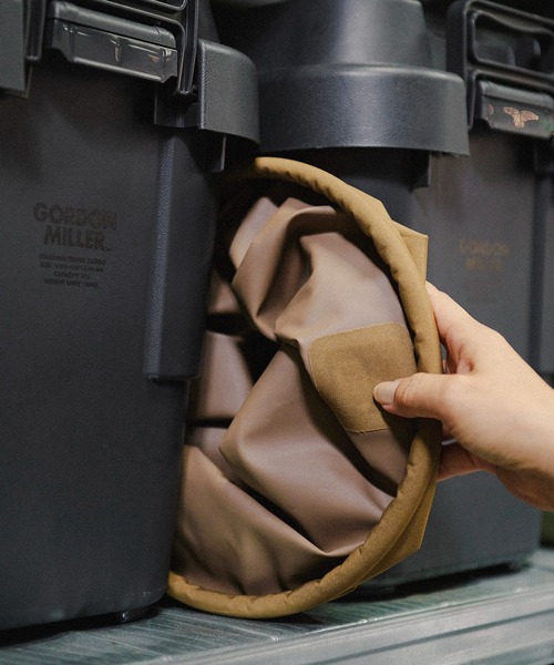 GORDON MILLER（ゴードンミラー）の「GORDON MILLER フォールディングバケツ（掃除グッズ・メンズ・ブラック/オリーブドラブ/タン・FREE）」の12枚目の写真