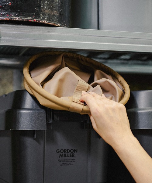 GORDON MILLER（ゴードンミラー）の「GORDON MILLER フォールディングバケツ（掃除グッズ・メンズ・ブラック/オリーブドラブ/タン・FREE）」の13枚目の写真