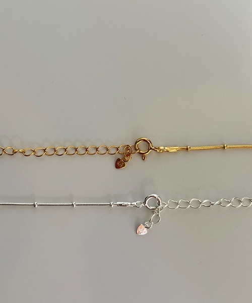 silver925 × ciite' （シルバーキューニーゴシーテ）の「【silver925】ball chain necklace / ボールチェーンネックレス（ネックレス・レディース・シルバー/ゴールド・FREE）」の12枚目の写真