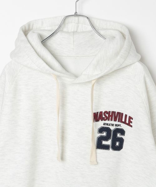 PBLIM(ページボーイリム)の「《UNISEX》No.26ライトフーディ(スウェット・レディース・ダークブラウン/グレー・FREE)」の12枚目の写真