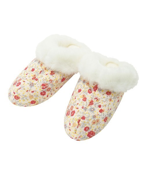 KID BLUE(キッドブルー)の「キッドブルー -裏シャギーガーニッシュフラワー -ルームシューズ -KGAW240 -kidblue(ルームシューズ/スリッパ・レディース・アイボリー/サックスブルー・-)」の8枚目の写真