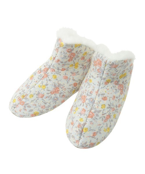KID BLUE(キッドブルー)の「キッドブルー -裏シャギーガーニッシュフラワー -ルームシューズ -KGAW240 -kidblue(ルームシューズ/スリッパ・レディース・アイボリー/サックスブルー・-)」の12枚目の写真