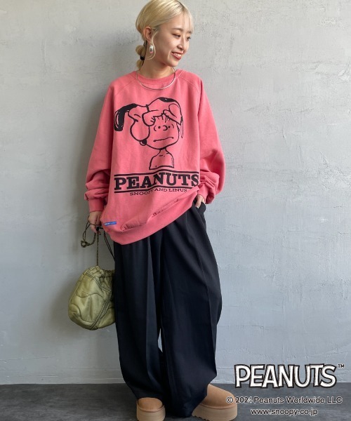 セール】[SEQUENZ/シークエンズ] PEANUTS ヴィンテージライクプリント