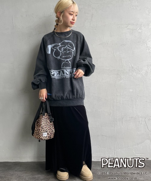 セール】[SEQUENZ/シークエンズ] PEANUTS ヴィンテージライクプリント