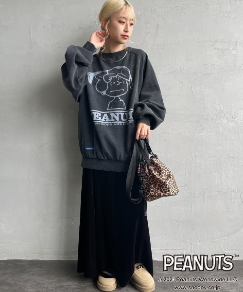 セール】[SEQUENZ/シークエンズ] PEANUTS ヴィンテージライクプリント