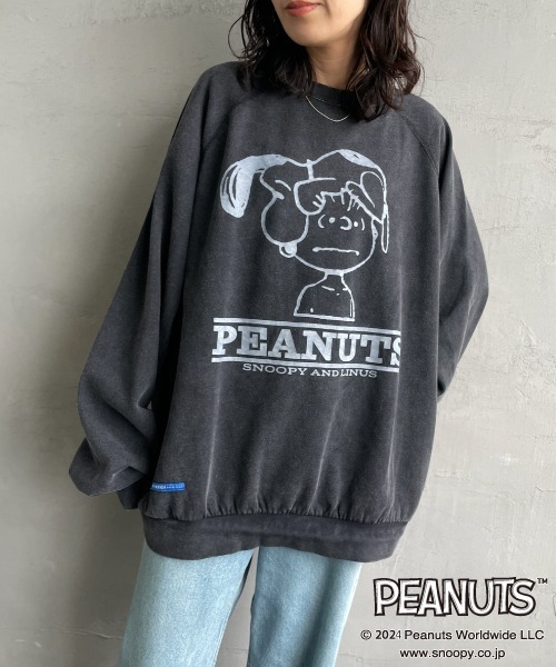 セール】[SEQUENZ/シークエンズ] PEANUTS ヴィンテージライクプリント