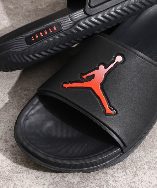 完売品　タグ＆箱付き　PSG × JORDAN ジャンプマン スライド サンダル PSG ジョーダン ジャンプマン スライド - ブラック