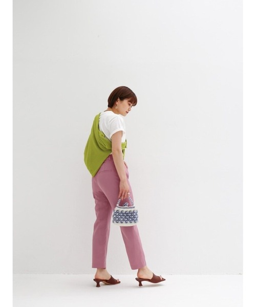 Katrin TOKYO(カトリーントーキョー)の「color tuck pants(その他パンツ・レディース・グリーン/ピンク・S/M)」の1枚目の写真