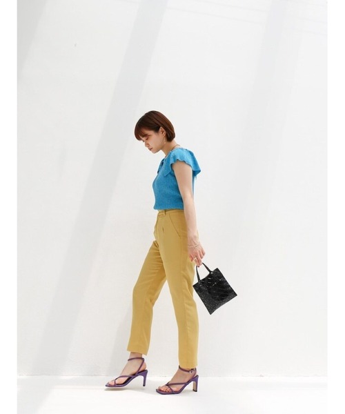 Katrin TOKYO(カトリーントーキョー)の「color tuck pants(その他パンツ・レディース・グリーン/ピンク・S/M)」の3枚目の写真