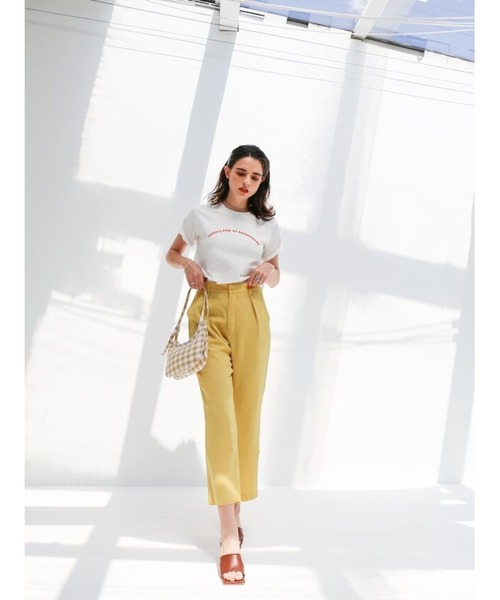 Katrin TOKYO(カトリーントーキョー)の「color tuck pants(その他パンツ・レディース・グリーン/ピンク・S/M)」の4枚目の写真