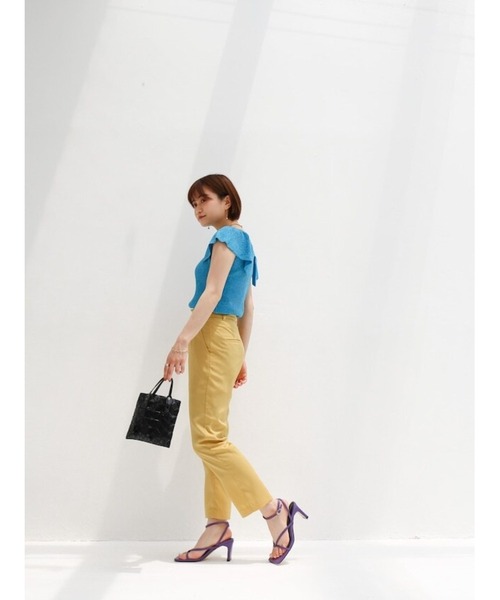 Katrin TOKYO(カトリーントーキョー)の「color tuck pants(その他パンツ・レディース・グリーン/ピンク・S/M)」の5枚目の写真