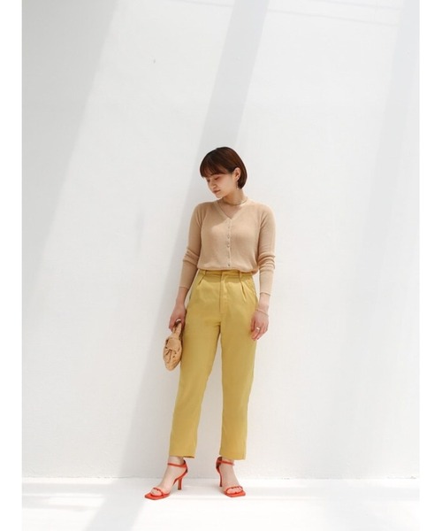 Katrin TOKYO(カトリーントーキョー)の「color tuck pants(その他パンツ・レディース・グリーン/ピンク・S/M)」の6枚目の写真