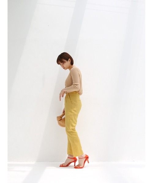 Katrin TOKYO(カトリーントーキョー)の「color tuck pants(その他パンツ・レディース・グリーン/ピンク・S/M)」の7枚目の写真
