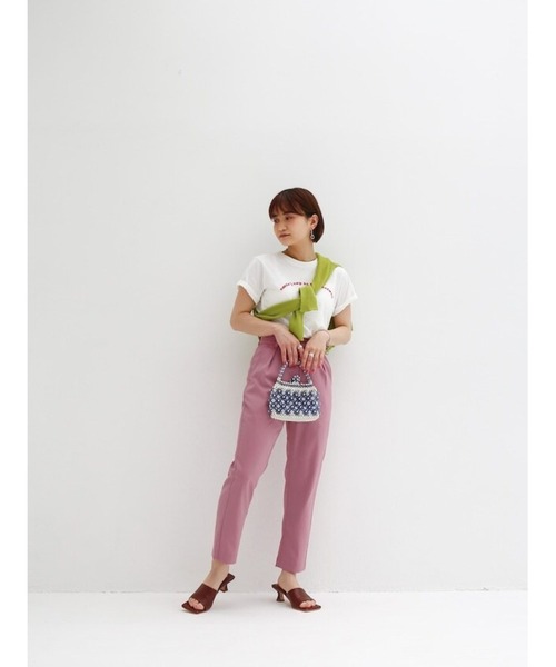 Katrin TOKYO(カトリーントーキョー)の「color tuck pants(その他パンツ・レディース・グリーン/ピンク・S/M)」の9枚目の写真