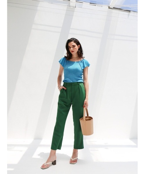 Katrin TOKYO(カトリーントーキョー)の「color tuck pants(その他パンツ・レディース・グリーン/ピンク・S/M)」の11枚目の写真
