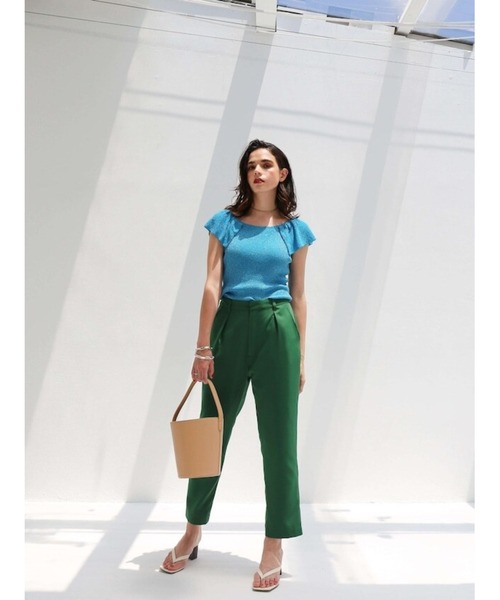 Katrin TOKYO(カトリーントーキョー)の「color tuck pants(その他パンツ・レディース・グリーン/ピンク・S/M)」の13枚目の写真