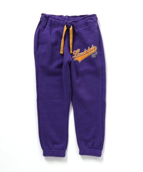 BREEZE（ブリーズ）の「【WEB限定・セットアップ可】カレッジバリエーションパンツ（スウェットパンツ・キッズ・サックスブルー/ブラック/ネイビー/キナリ/オレンジ/パープル/グリーン・110/130/90/140/80/150/100/120）」の6枚目の写真