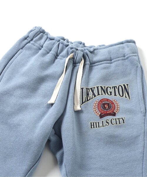 BREEZE（ブリーズ）の「【WEB限定・セットアップ可】カレッジバリエーションパンツ（スウェットパンツ・キッズ・サックスブルー/ブラック/ネイビー/キナリ/オレンジ/パープル/グリーン・110/130/90/140/80/150/100/120）」の16枚目の写真