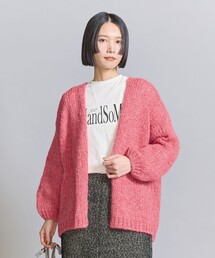 TRICOTS JEAN MARC（トリコットジーンマルク）の「＜TRICOTS JEAN MARC＞ミドルゲージ ノーボタン ニット カーディガン（カーディガン/ボレロ）」