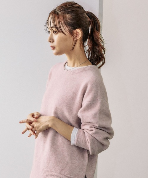 セール】フワフワHug meクルー/115920（ニット/セーター）｜GLOBAL