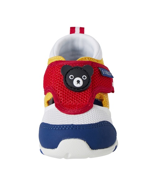 DOUBLE_B（ダブルビー）の「ダブルラッセルセカンドベビーシューズ（スニーカー・キッズ・グリーン/マルチ・15.5cm/15cm/14.5cm/14cm/13.5/13cm）」の9枚目の写真