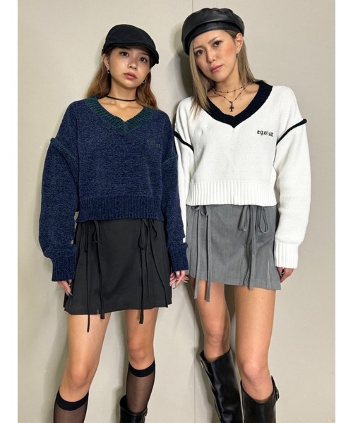 シェリエ sheller ポイントボタンキュロット