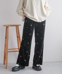 LOWRYS FARM | ベロアシシュウフレアパンツ　250463(その他パンツ)