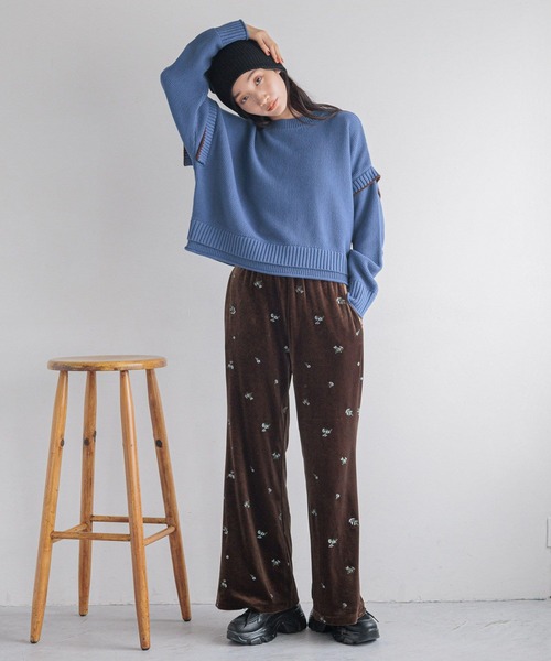 LOWRYS FARM（ローリーズファーム）の「ベロアシシュウフレア