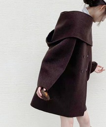 値下げしました❗️ハーフ丈　フード付きウールコート セール】 GORE-TEX ゴアテックス 防水 防風 透湿 2WAY ミドル丈