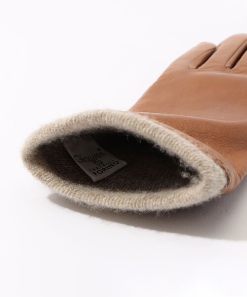 Gloves（グローブス）の「Gloves レザーグローブ（手袋・レディース・ブラック/ダークブラウン/キャメル・FREE）」の8枚目の写真