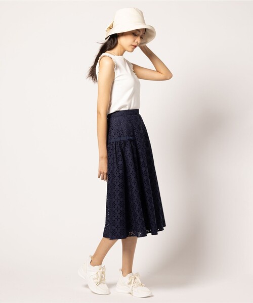 TOCCA（トッカ）の「POINT OF GLITTER  KNIT SNEAKERS スニーカー（スニーカー・レディース・アイボリー系/ブラック系・35/39/38/37/36）」の3枚目の写真