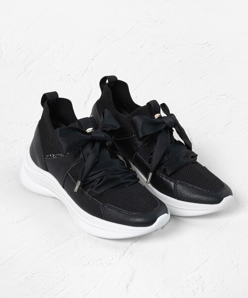 TOCCA（トッカ）の「POINT OF GLITTER  KNIT SNEAKERS スニーカー（スニーカー・レディース・アイボリー系/ブラック系・35/39/38/37/36）」の7枚目の写真
