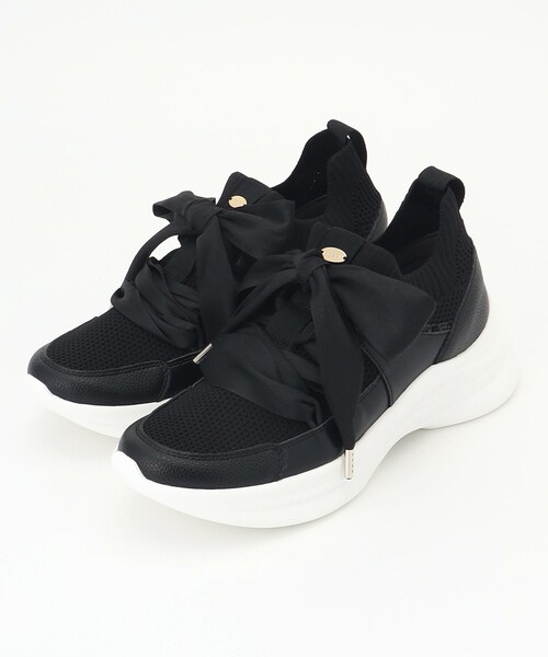TOCCA（トッカ）の「POINT OF GLITTER  KNIT SNEAKERS スニーカー（スニーカー・レディース・アイボリー系/ブラック系・35/39/38/37/36）」の11枚目の写真