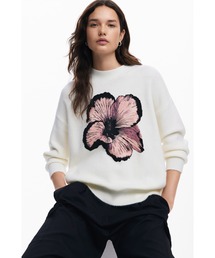 【本日限定価格】Desigual ポートネックセーター デシグアル Desigual ボートネックセーター （ブルー